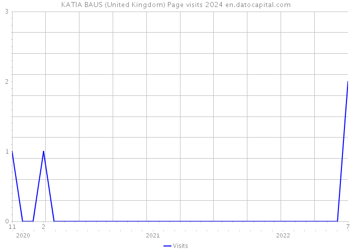 KATIA BAUS (United Kingdom) Page visits 2024 