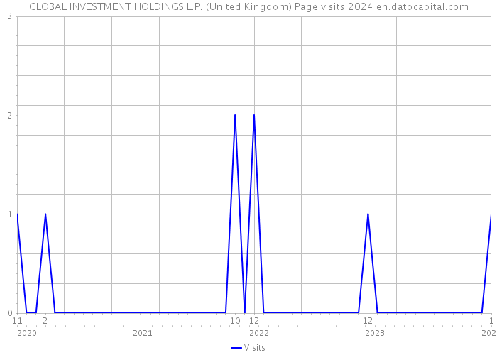 GLOBAL INVESTMENT HOLDINGS L.P. (United Kingdom) Page visits 2024 