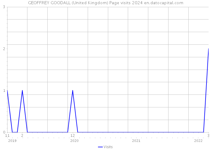 GEOFFREY GOODALL (United Kingdom) Page visits 2024 