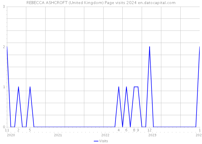 REBECCA ASHCROFT (United Kingdom) Page visits 2024 