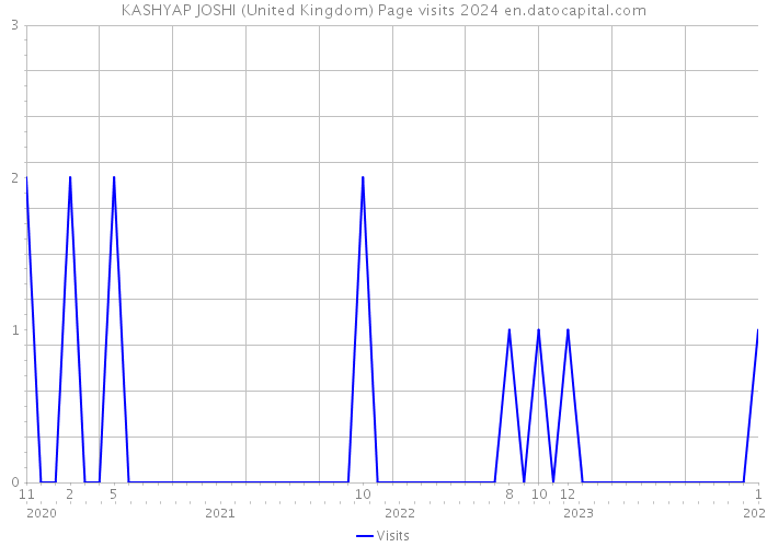 KASHYAP JOSHI (United Kingdom) Page visits 2024 