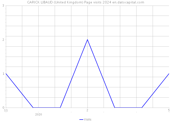 GARICK LIBAUD (United Kingdom) Page visits 2024 