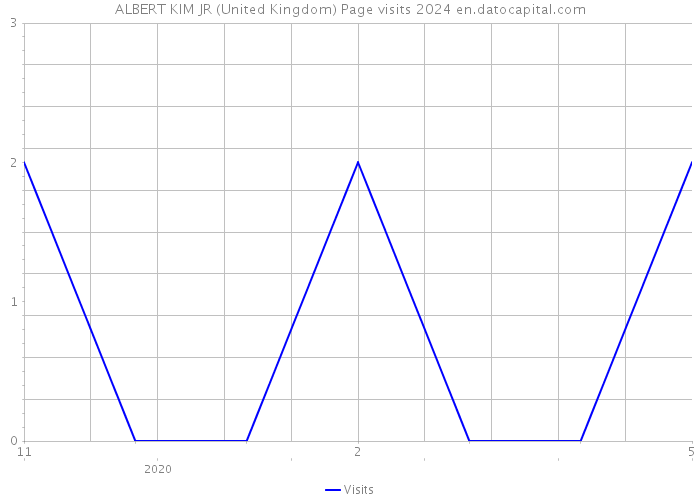 ALBERT KIM JR (United Kingdom) Page visits 2024 