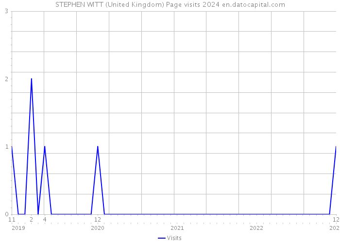 STEPHEN WITT (United Kingdom) Page visits 2024 