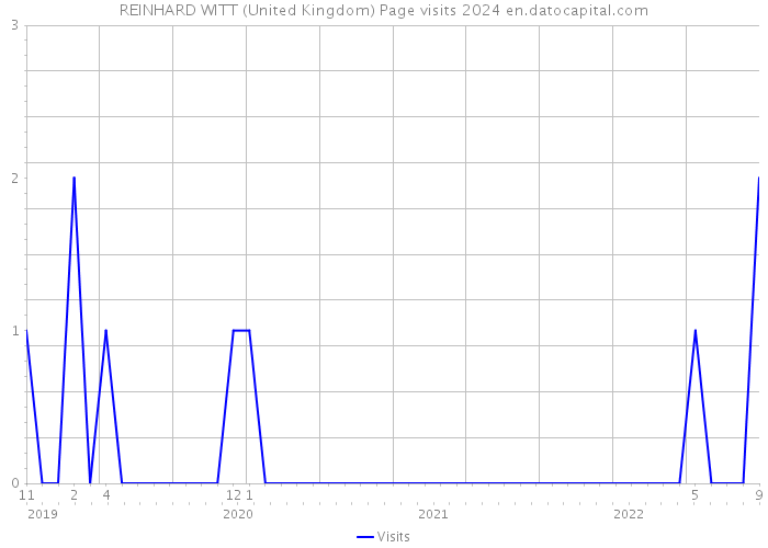 REINHARD WITT (United Kingdom) Page visits 2024 