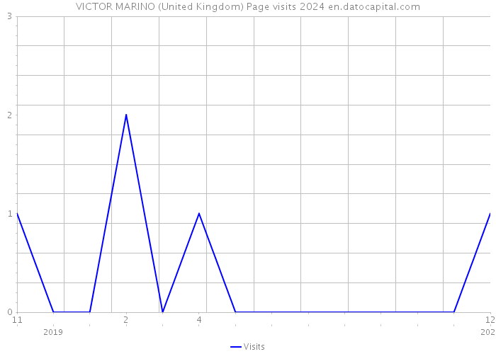 VICTOR MARINO (United Kingdom) Page visits 2024 