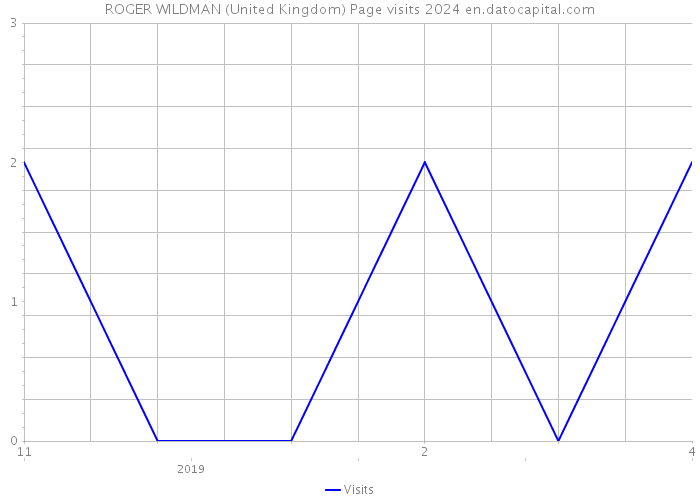 ROGER WILDMAN (United Kingdom) Page visits 2024 