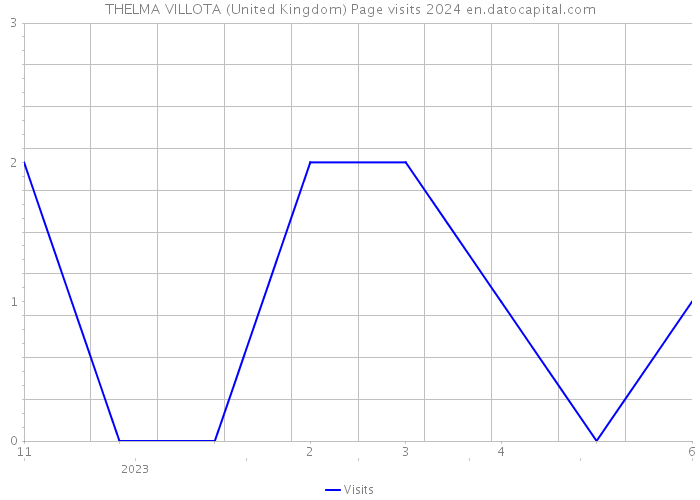 THELMA VILLOTA (United Kingdom) Page visits 2024 