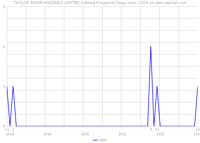 TAYLOR SNOW HOLDINGS LIMITED (United Kingdom) Page visits 2024 