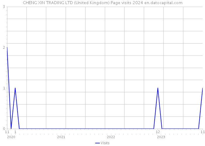 CHENG XIN TRADING LTD (United Kingdom) Page visits 2024 