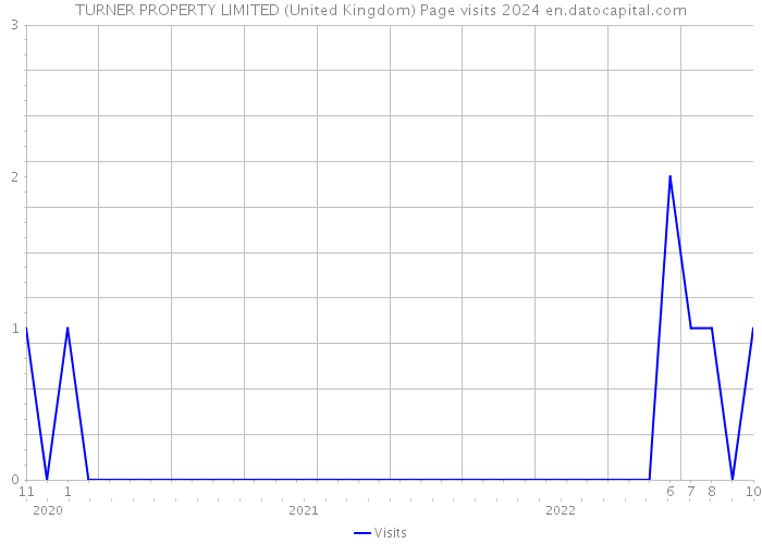 TURNER PROPERTY LIMITED (United Kingdom) Page visits 2024 