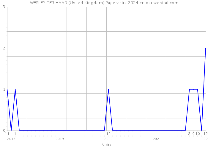 WESLEY TER HAAR (United Kingdom) Page visits 2024 