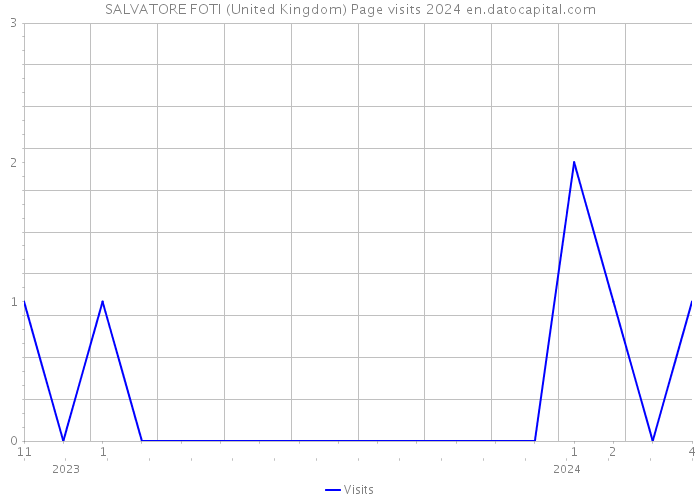 SALVATORE FOTI (United Kingdom) Page visits 2024 