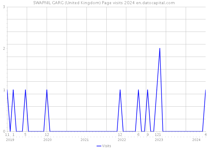 SWAPNIL GARG (United Kingdom) Page visits 2024 