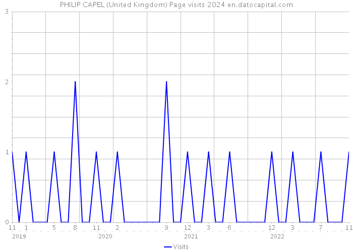 PHILIP CAPEL (United Kingdom) Page visits 2024 