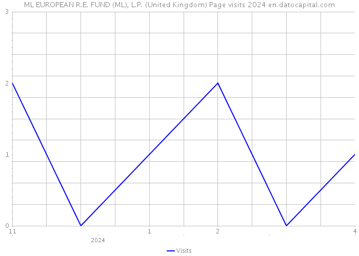 ML EUROPEAN R.E. FUND (ML), L.P. (United Kingdom) Page visits 2024 