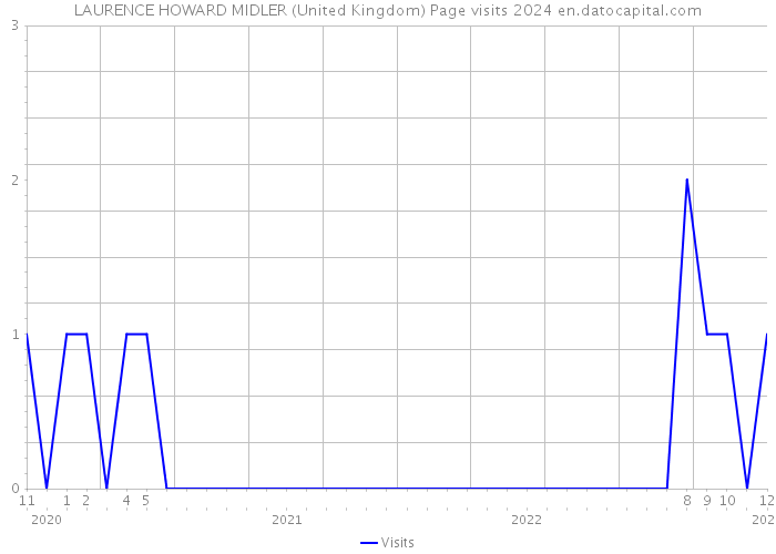 LAURENCE HOWARD MIDLER (United Kingdom) Page visits 2024 