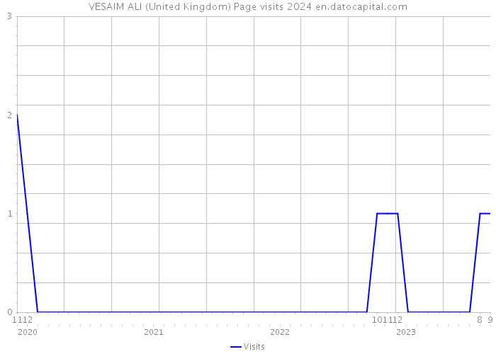 VESAIM ALI (United Kingdom) Page visits 2024 