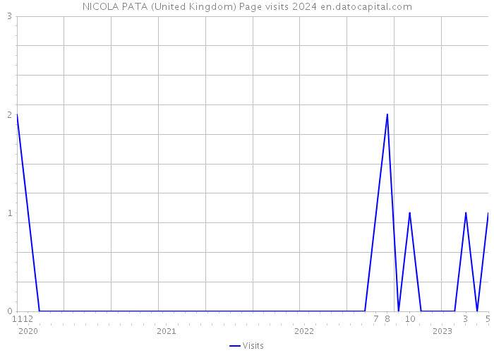 NICOLA PATA (United Kingdom) Page visits 2024 