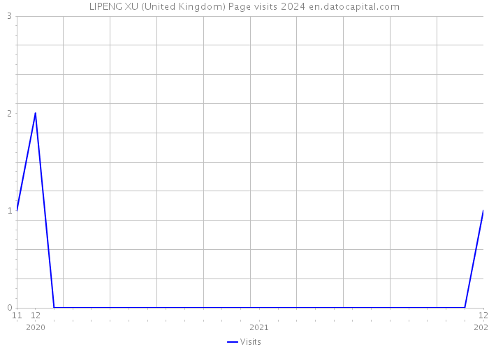 LIPENG XU (United Kingdom) Page visits 2024 