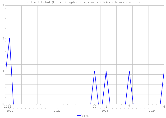 Richard Budnik (United Kingdom) Page visits 2024 
