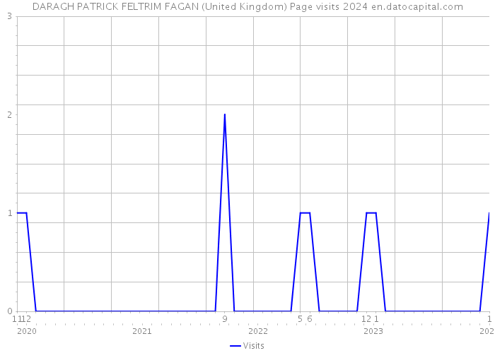 DARAGH PATRICK FELTRIM FAGAN (United Kingdom) Page visits 2024 