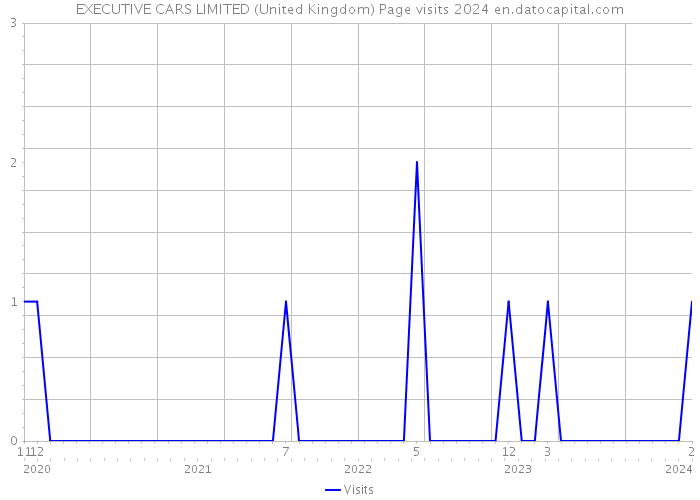 EXECUTIVE CARS LIMITED (United Kingdom) Page visits 2024 
