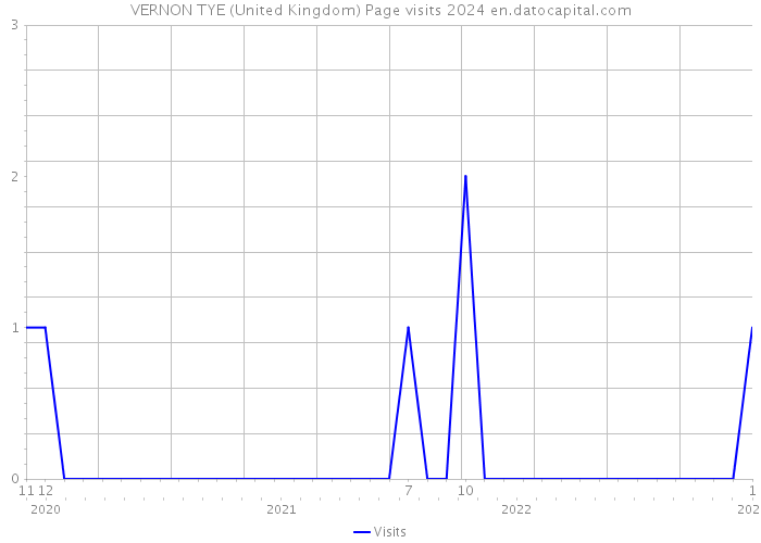VERNON TYE (United Kingdom) Page visits 2024 