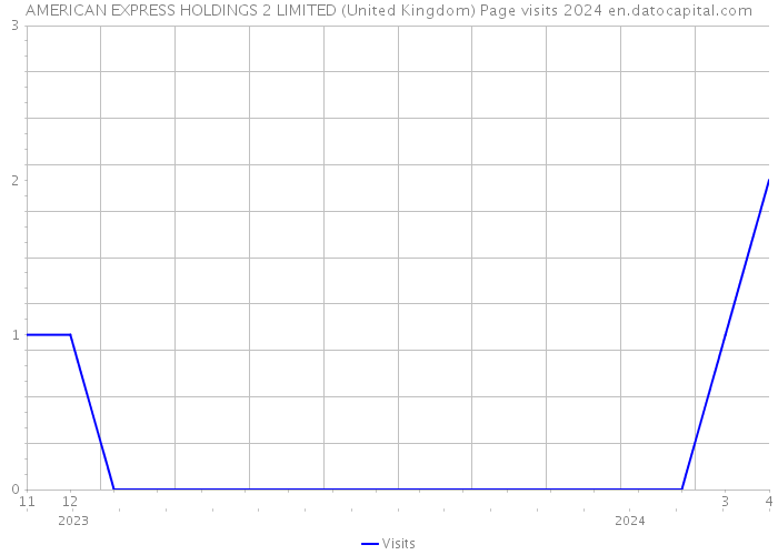 AMERICAN EXPRESS HOLDINGS 2 LIMITED (United Kingdom) Page visits 2024 