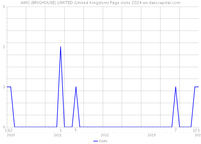 AMG (BRIGHOUSE) LIMITED (United Kingdom) Page visits 2024 