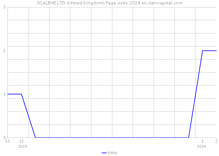 SCALENE LTD (United Kingdom) Page visits 2024 