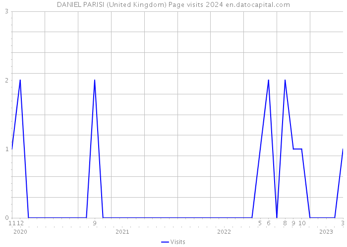 DANIEL PARISI (United Kingdom) Page visits 2024 