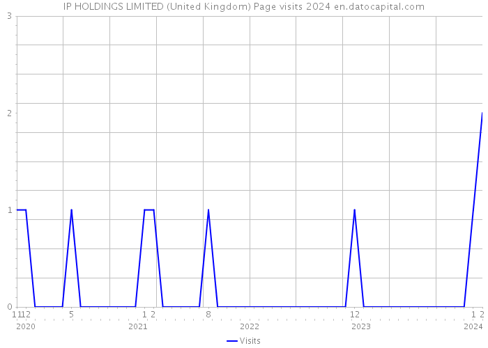 IP HOLDINGS LIMITED (United Kingdom) Page visits 2024 