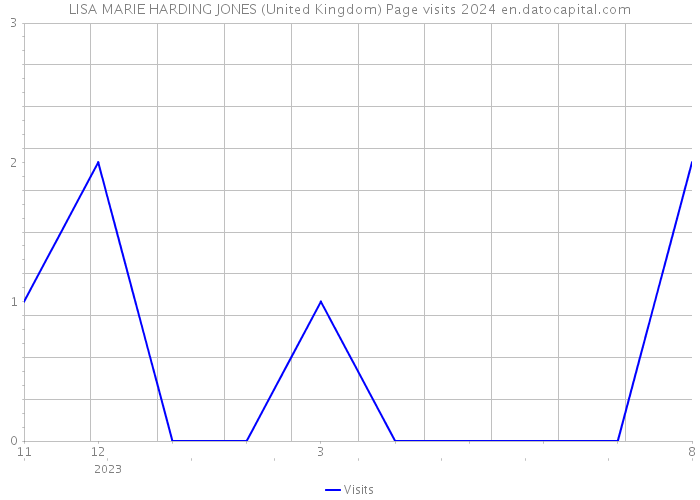 LISA MARIE HARDING JONES (United Kingdom) Page visits 2024 
