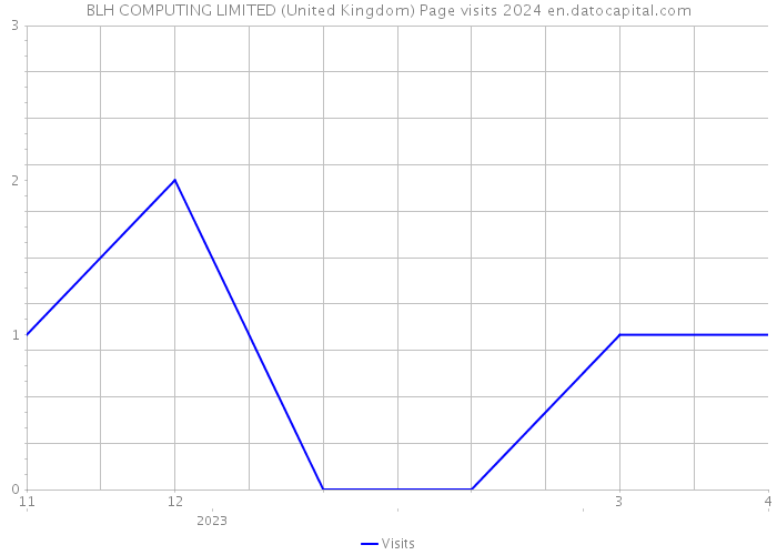 BLH COMPUTING LIMITED (United Kingdom) Page visits 2024 