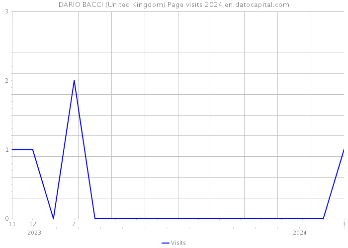 DARIO BACCI (United Kingdom) Page visits 2024 