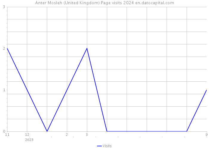 Anter Mosleh (United Kingdom) Page visits 2024 