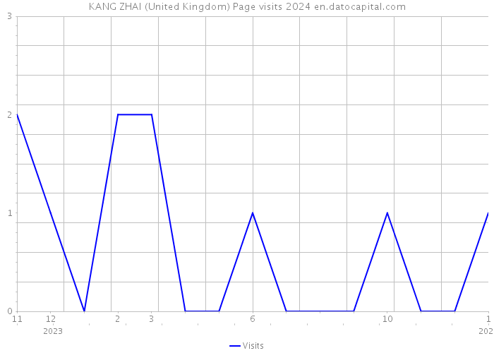 KANG ZHAI (United Kingdom) Page visits 2024 