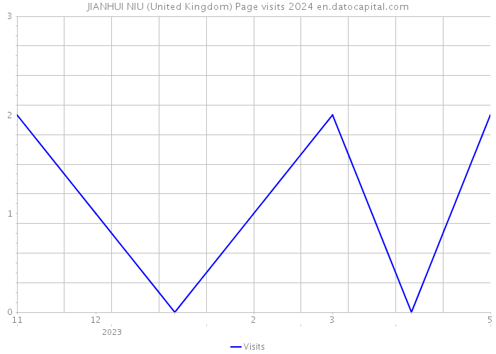 JIANHUI NIU (United Kingdom) Page visits 2024 