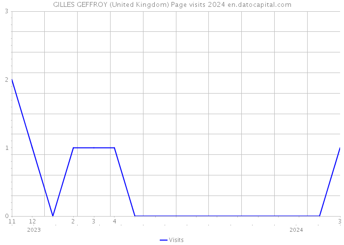 GILLES GEFFROY (United Kingdom) Page visits 2024 