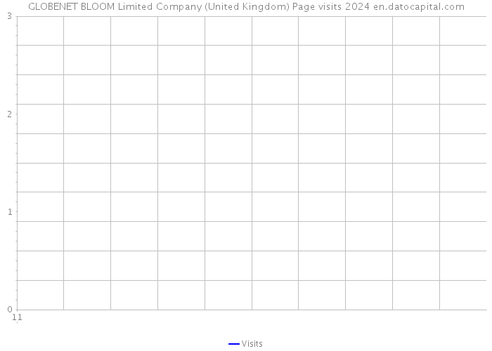 GLOBENET BLOOM Limited Company (United Kingdom) Page visits 2024 