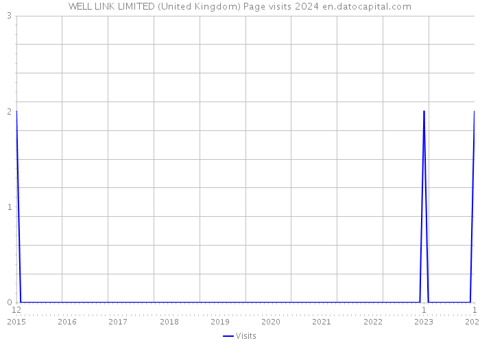 WELL LINK LIMITED (United Kingdom) Page visits 2024 