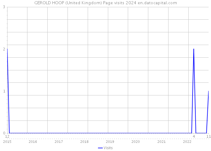 GEROLD HOOP (United Kingdom) Page visits 2024 