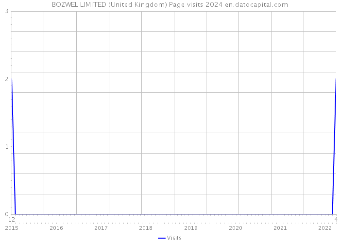 BOZWEL LIMITED (United Kingdom) Page visits 2024 