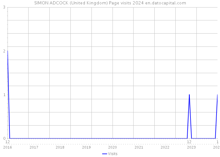 SIMON ADCOCK (United Kingdom) Page visits 2024 