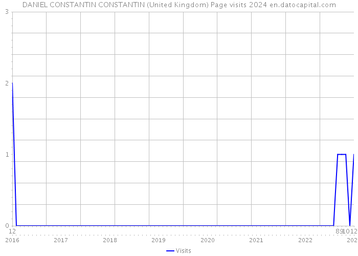 DANIEL CONSTANTIN CONSTANTIN (United Kingdom) Page visits 2024 