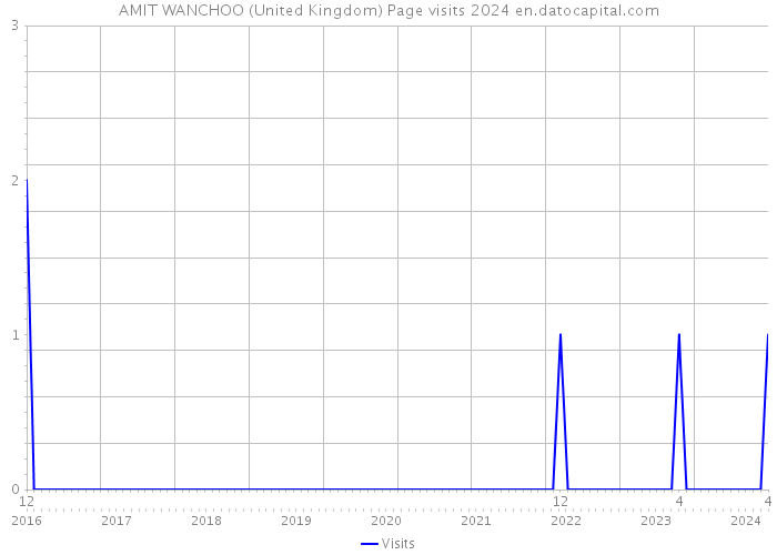 AMIT WANCHOO (United Kingdom) Page visits 2024 