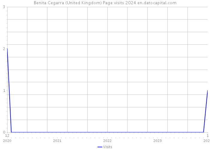 Benita Cegarra (United Kingdom) Page visits 2024 