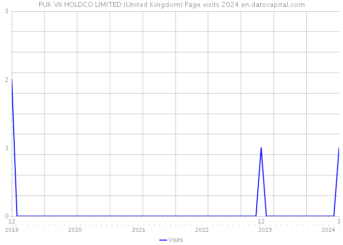 PUK VII HOLDCO LIMITED (United Kingdom) Page visits 2024 