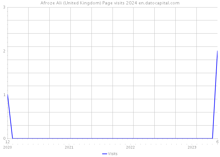 Afroze Ali (United Kingdom) Page visits 2024 